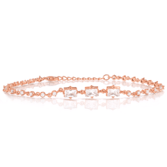 Athena Crystal Anklet