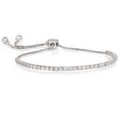 Ava Crystal Tennis  Bracelet Adjustable