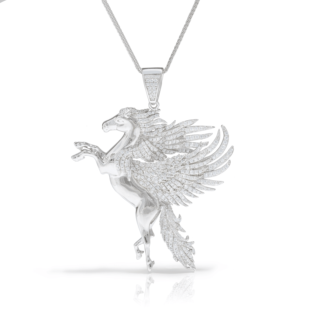 Bella Crystal Pegasus Necklace