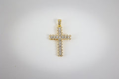 Halle Crystal Cross Necklace