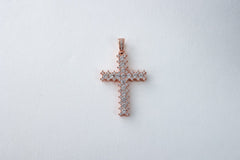 Halle Crystal Cross Necklace